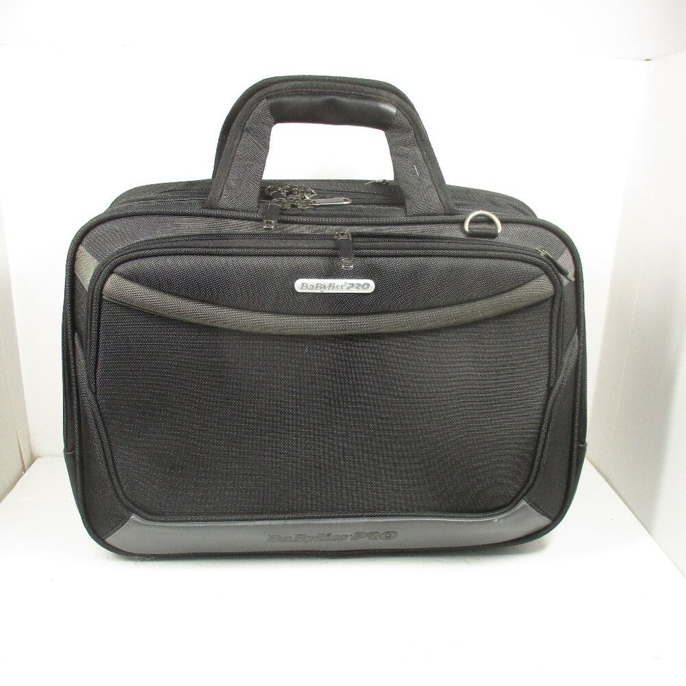 BABYLISS Pro Suit Case Rolling Luggage Bag Travel with 4 zippered Compartments